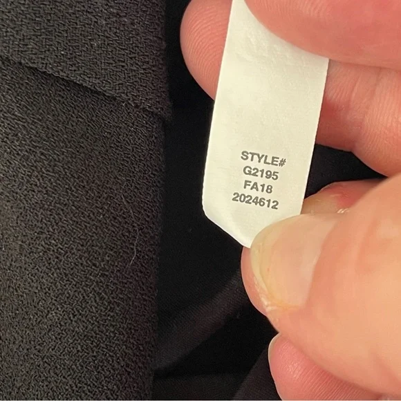 Madewell Jumpsuit Black Wide Leg Sleeveless Tie Back Square Neck Size 6 - Picture 11 of 11